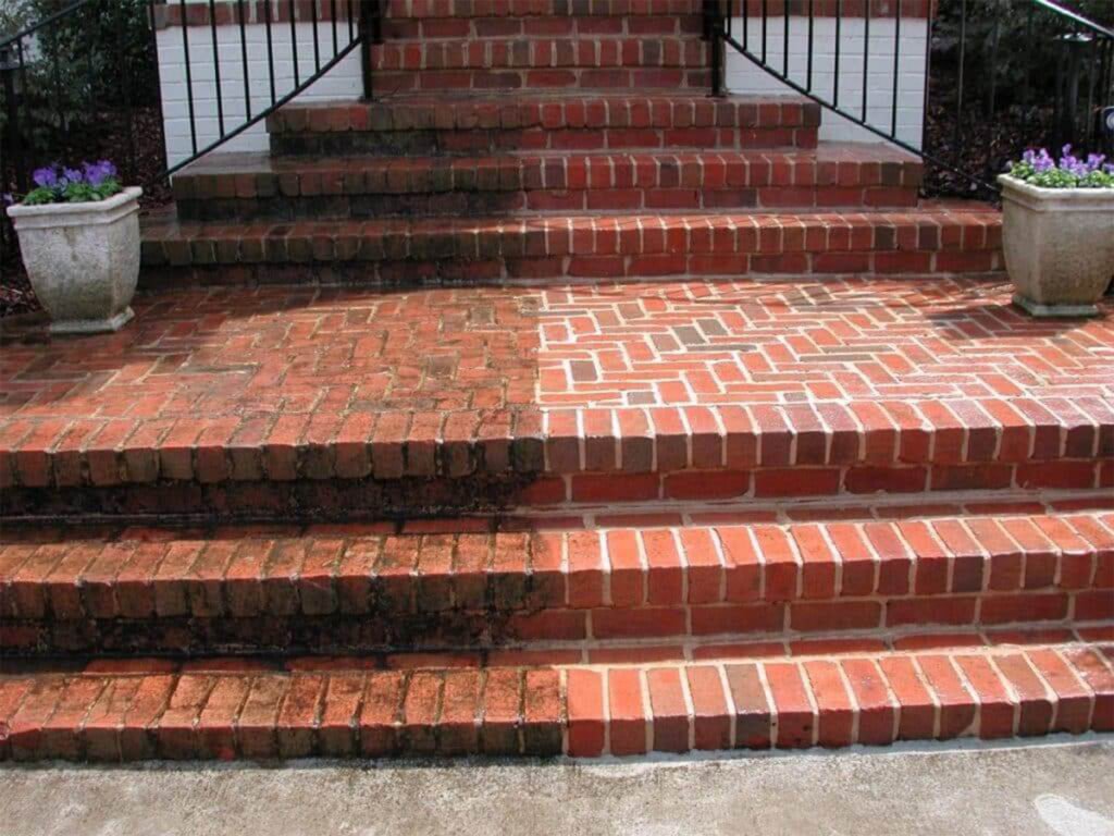 beofre and after power washing services