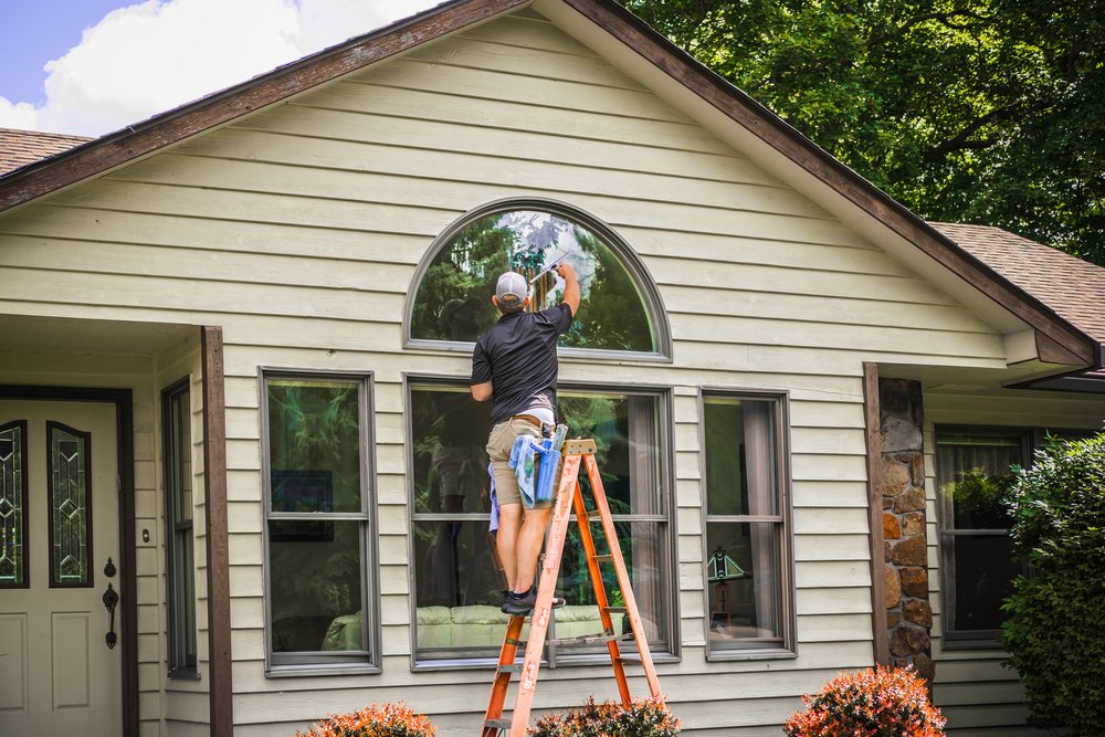 Residential window cleaning